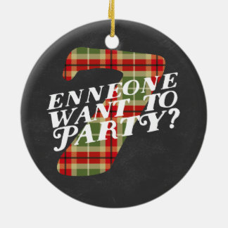 Enneagram 7 Funny Kerstmis Thorment Ornament