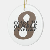 Enneagram 8 Funny Ornament (Links)