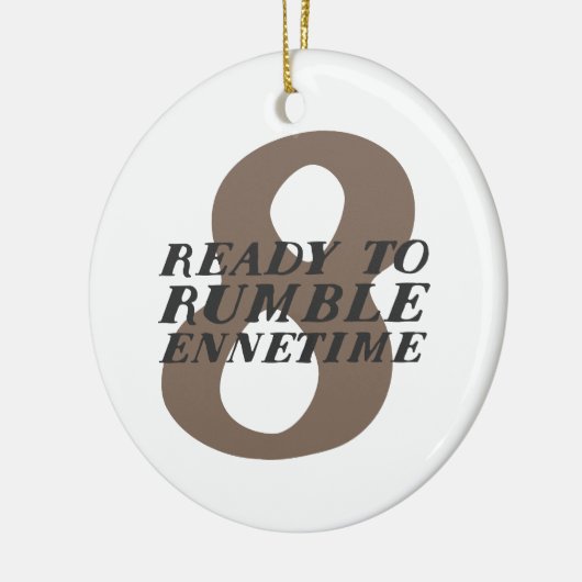 Enneagram 8 Funny Ornament (Links)