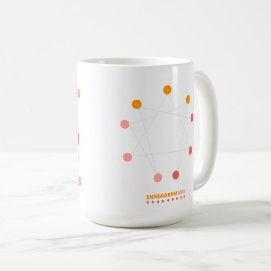 Enneagram Mug Koffiemok (Voorkant rechts)