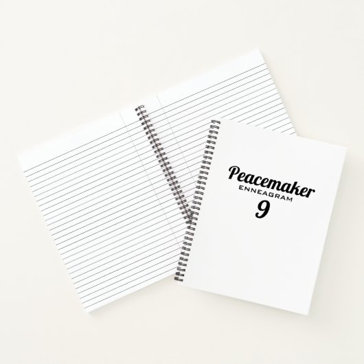 Enneagram negen Peacemaker Journal Notitieboek (Binnen)