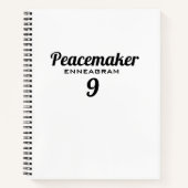 Enneagram negen Peacemaker Journal Notitieboek (Voorkant)