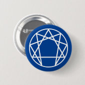 Enneagram-symbool Ronde Button 5,7 Cm (Voorkant /achterkant)