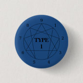 Enneagram Type 1 Button (Voorkant)