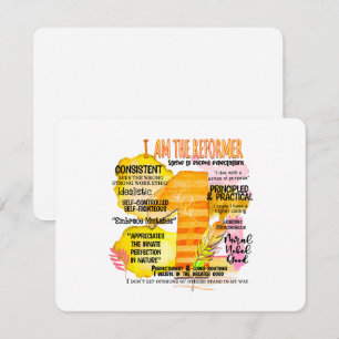 Enneagram type 1 - ik ben de hervormer feestdagenkaart