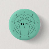 Enneagram Type 3 Button (Voorkant)
