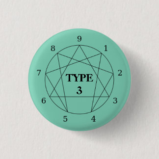 Enneagram Type 3 Button