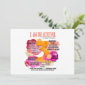 Enneagram type 3 - ik ben de ontvanger feestdagenkaart (Staand voorkant)