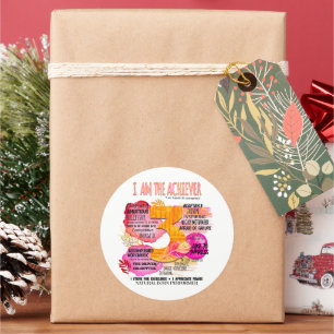 Enneagram type 3 - ik ben de ontvanger ronde sticker