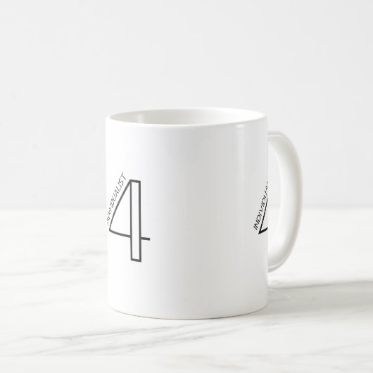 Enneagram type 4 - De individuele Mok (Voorkant rechts)