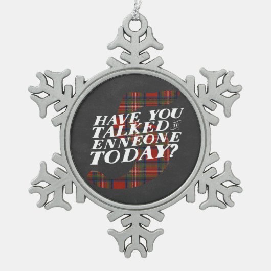 Enneagram type 5 Funny Snowflake Ornament (Voorkant)