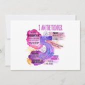 Enneagram type 5 - ik ben de denker feestdagenkaart (Voorkant)