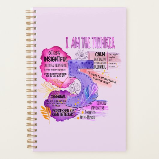 Enneagram type 5 - ik ben de denker planner (Voorkant)