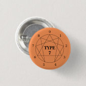 Enneagram Type 7 Button (Voorkant /achterkant)
