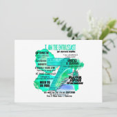 Enneagram type 7 - Ik ben de enthousiast Feestdagenkaart (Staand voorkant)