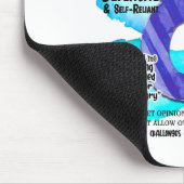 Enneagram type 8 - ik ben de uitdager muismat (Hoek)