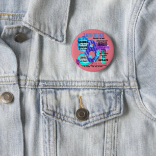 Enneagram type 8 - ik ben de uitdager ronde button 5,7 cm