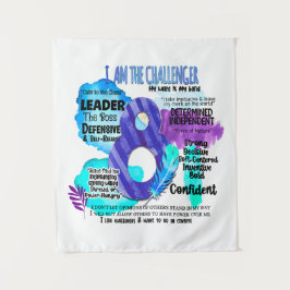 Enneagram type 8 - ik ben de uitdager wandkleed