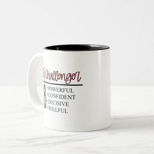 Enneagram Type 8 Mok (Voorkant links)