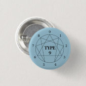Enneagram Type 9 Button (Voorkant /achterkant)