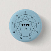 Enneagram Type 9 Button (Voorkant)