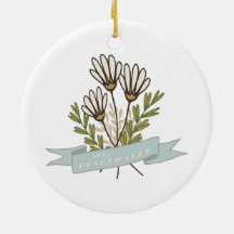 Enneagram Type 9 Floral kerstversiering