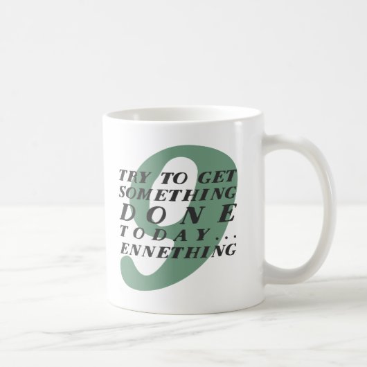 Enneagram Type 9 Funny Mug Koffiemok (Rechts)