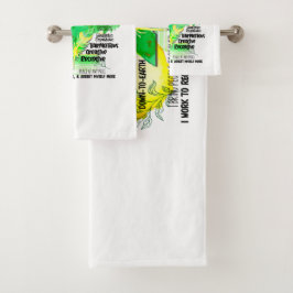 Enneagram type 9 - Ik ben de vredesmaker Bad Handdoek