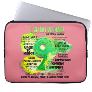 Enneagram type 9 - Ik ben de vredesmaker Laptop Sleeve
