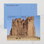 Ennedi Mountains Chad Briefkaart (Voorkant / Achterkant)