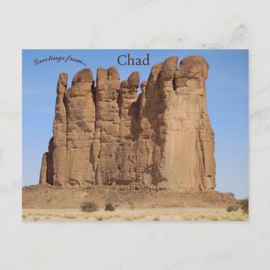 Ennedi Mountains Chad Briefkaart (Voorkant)