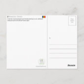 Ennedi, Tsjaad Reisansichtkaart Briefkaart (Achterkant)