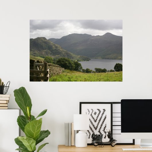 Ennerdale Water, het Engelse Lake District Poster (Thuiskantoor)