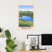 Ennerdale Water Lake District Reisposter Poster (Thuiskantoor)
