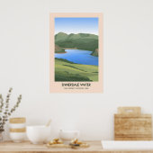 Ennerdale Water Lake District Reisposter Poster (Keuken)