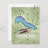 Ennerdale Water, meerwijk Travel poster Briefkaart (Voorkant / Achterkant)