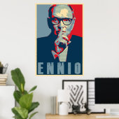 Ennio Morricone Hope Stijl Toewijding Poster (Thuiskantoor)