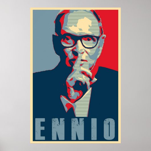Ennio Morricone Hope Stijl Toewijding Poster (Voorkant)