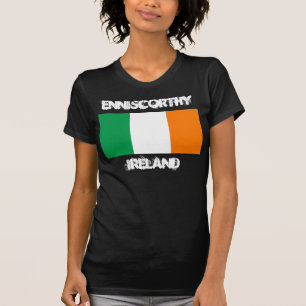 Enniscorthy, Ierland met Ierse vlag T-shirt