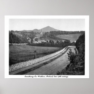 Enniskerry Co. Wicklow Ierland, 19e eeuw Poster