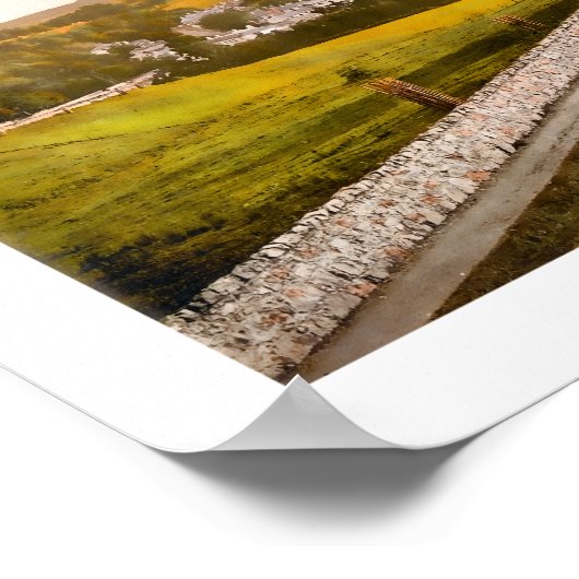 Enniskerry, County Wicklow, Ierland Poster (Hoek)