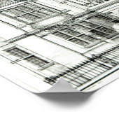 Ennismore Gardens, South Kensington Poster (Hoek)