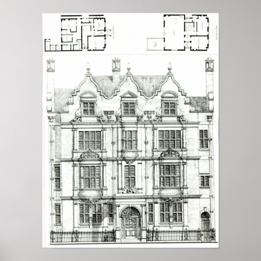 Ennismore Gardens, South Kensington Poster (Voorkant)