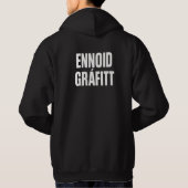  ENNOID GRÁFITT luxo Hoodie (Achterkant)