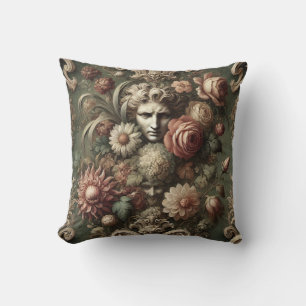 Ennui Elegance – Gotisch Barok Bloemenpatroon Kussen