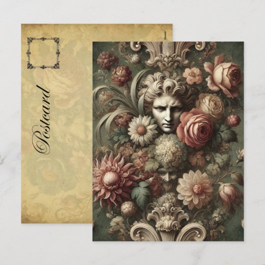 Ennui Elegance – Gotisch Victoriaans Feestdagenkaart (Voorkant / Achterkant)