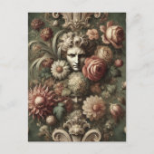 Ennui Elegance – Gotisch Victoriaans Feestdagenkaart (Voorkant)