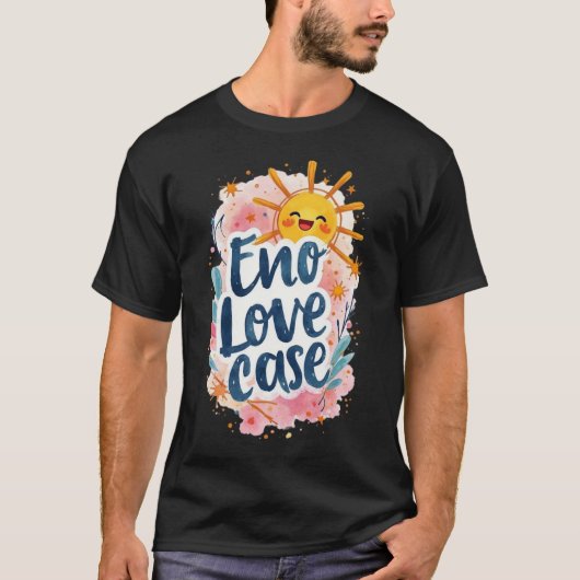 "Eno Love Hoesje" Leuk & speels grafisch T-shirt (Voorkant)