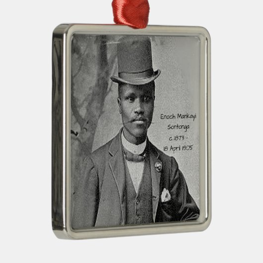 Enoch Mankayi Sontonga Metalen Ornament (Rechts)