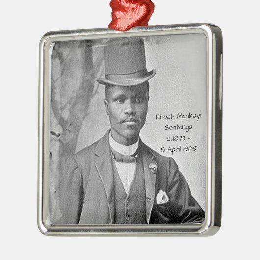 Enoch Mankayi Sontonga Metalen Ornament (Links)